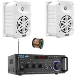 Pyle PDA29BU Dual Channel Receiver, 2X 5.25" 500W Indoor/outdoor Speakers, Wire. Fixed Price $119.99.