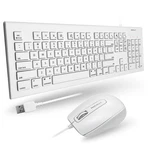 Macally 104 Usb Wired Keyboard And Mouse Combo Apple Shortcut Keys For. Fixed Price $55.27.