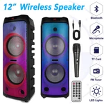 "dual Bluetooth Speaker SPF-1212R Sub Woofer Party Heavy Bass Sound System Us. Fixed Price $243.45.