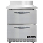 Old Stock 27" Continental SW27NBS-FB-D Worktop Refrigerator With Two Drawers. Fixed Price $3745.99.