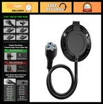 Heavy-duty 20A Rv Shore Power Inlet Plug, 16" Cord, 5-IN-1 Adapter, Waterproof B. Fixed Price $33.99.