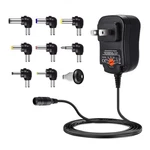 Outtag 12W Universal Ac/dc Adapter 3V 4.5V 6V 7.5V 9V 12V Power Cord Black. Fixed Price $20.51.