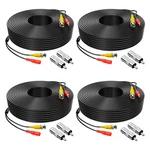 4 Pack 100FT Bnc Video Power Cable Wire Cord For Cctv Dvr Surveillanc.... Fixed Price $37.88.