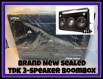 Rare New Tdk Speaker Boombox TP6803BLK Brand Sealed Original / Bag. Fixed Price $2999.95.