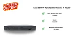 Cisco 881W 4 Port 10/100 Wireless Router Secure Vpn, Fi, Ios. Fixed Price $30.00.