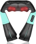Nekteck Shiatsu Neck Back Massager Heat Electric Deep Kneading - Blue. Fixed Price $50.59.