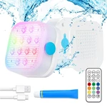 2 Pack Rechargeable Submersible Led Lights With Remote Control Waterproof Rgb. Fixed Price $53.69.