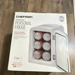 Chefman Portable Mini Fridge. Fixed Price $30.00.