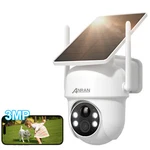 Anran 3MP Wifi Real-wireless Solar Powered Security Camera Outdoor 360 Ptz Cctv. Fixed Price $45.99.