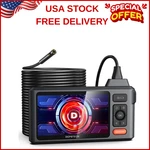 50FT Sewer Inspection Camera, 1080P Dual Lens Endoscope With Lights, 5" Ips S.... Fixed Price $179.99.