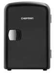 Chefman Mini Portable Black Personal Fridge Cools Heats. Fixed Price $17.99.