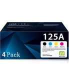 4 Pack Bkcmy Toner For Hp 125A Laserjet CP1210 1215 1217 1510 1518 CM1312. Fixed Price $90.00.