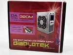 Diablotek Int.inc Series 320WATT Micro Atx Power Supply Psda. Fixed Price $20.80.