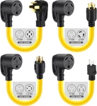 Pcs Rv Generator Adapter Cord Kit, 14-50P/5-15P/L14-30P/L5-30P TT-30R, 50A. Fixed Price $63.98.
