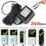 24V Power Supply Adapter Transformer W/ 26FT Wire Video Ring Doorbell 1/2/2 Pro. Fixed Price $10.99.