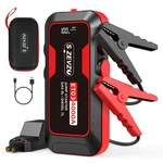Zevzo ET03 Car Jump Starter Battery Pack For 4000A, Red. Fixed Price $140.39.