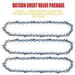 3PACK. 6" Chainsaw 1/4"LP 37DL.043" For Saker SK1806DBT02-U,SK1806F-2. Fixed Price $19.99.