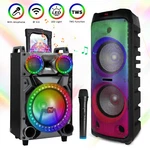 5100W Portable Bluetooth Speaker Sub Woofer Heavy Bass Sound System Party & Mic. Fixed Price $129.99.