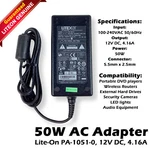 Universal Liteon PA-1051-0 Ac Power Adapter 100-240V 1.5A 12V 50W 5KTNX 770375-1. Fixed Price $14.99.