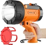 Yierblue 1,000,000 Lumen Rechargeable Waterproof Spotlight. Fixed Price $73.23.